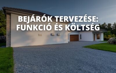 Bejárók tervezése: funkció és költség