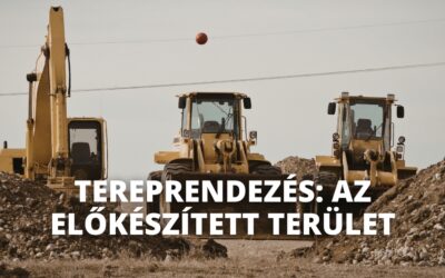 Tereprendezés: az előkészített terület